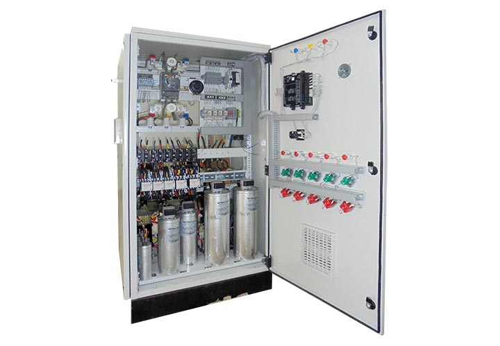 Capacitor banks and power factor correction panels manufactured by Ocean Wind Switchgear in Muscat, Oman