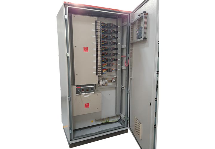 Capacitor banks and power factor correction panels manufactured by Ocean Wind Switchgear in Muscat, Oman