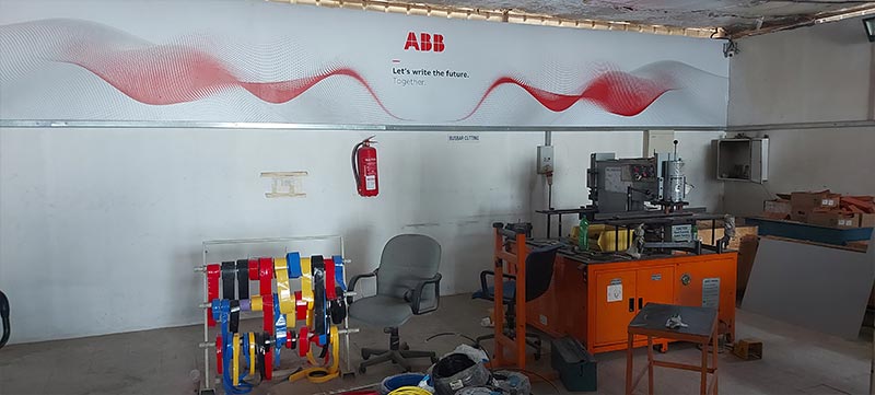 Switchgear assembly and control panel workshop with electrical components in Oman